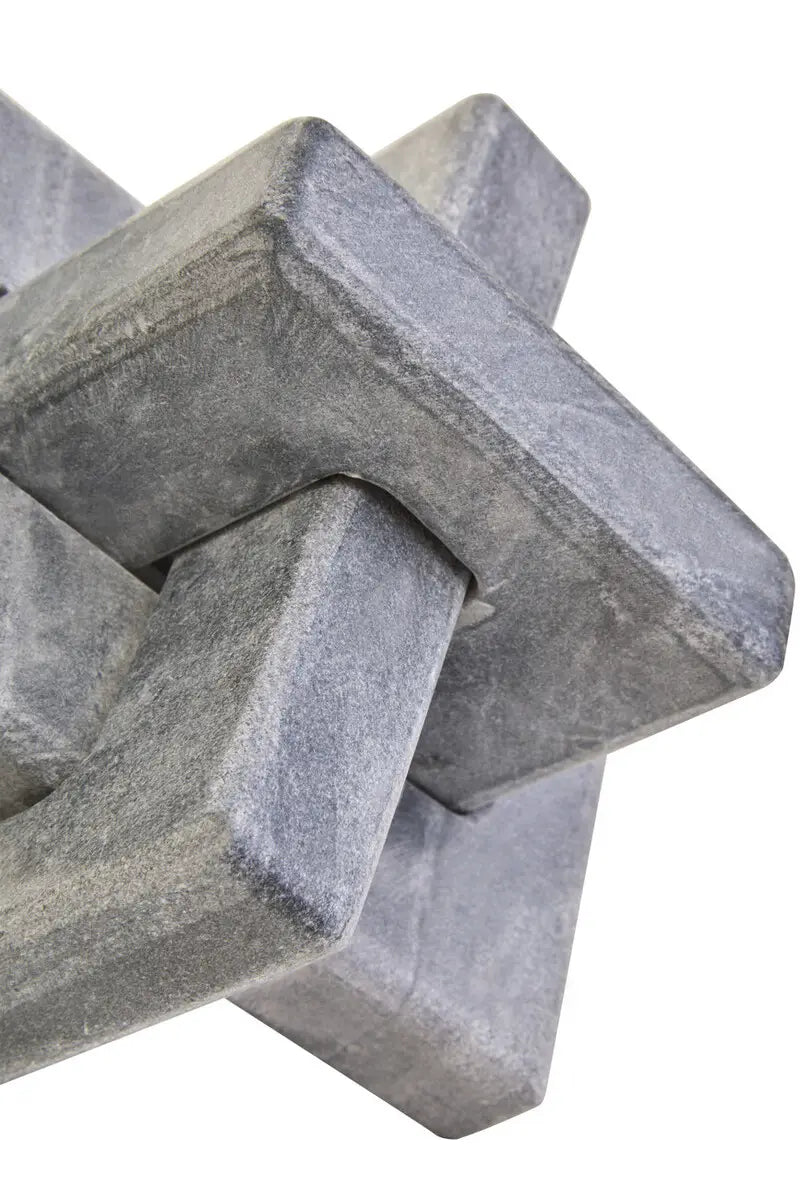Grey Marble Knot Sculpture
