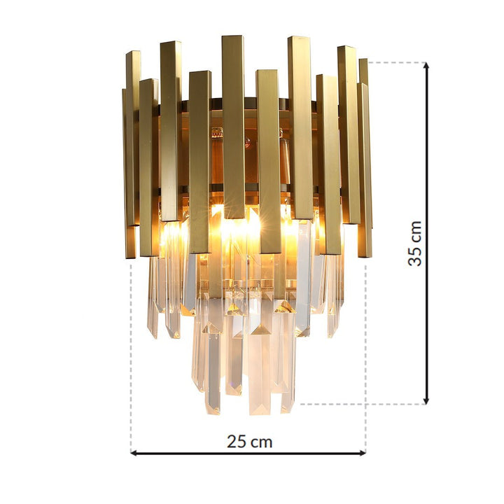 Turin Wall Light Gold