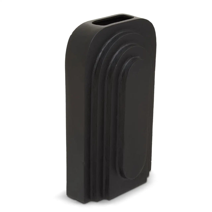 Tall Black Vase