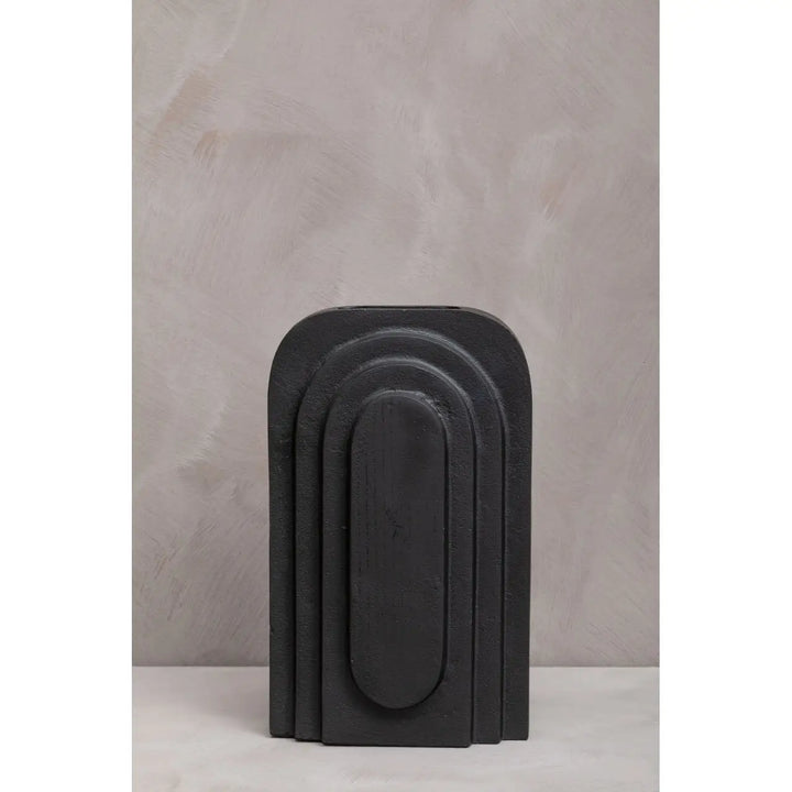 Tall Black Vase