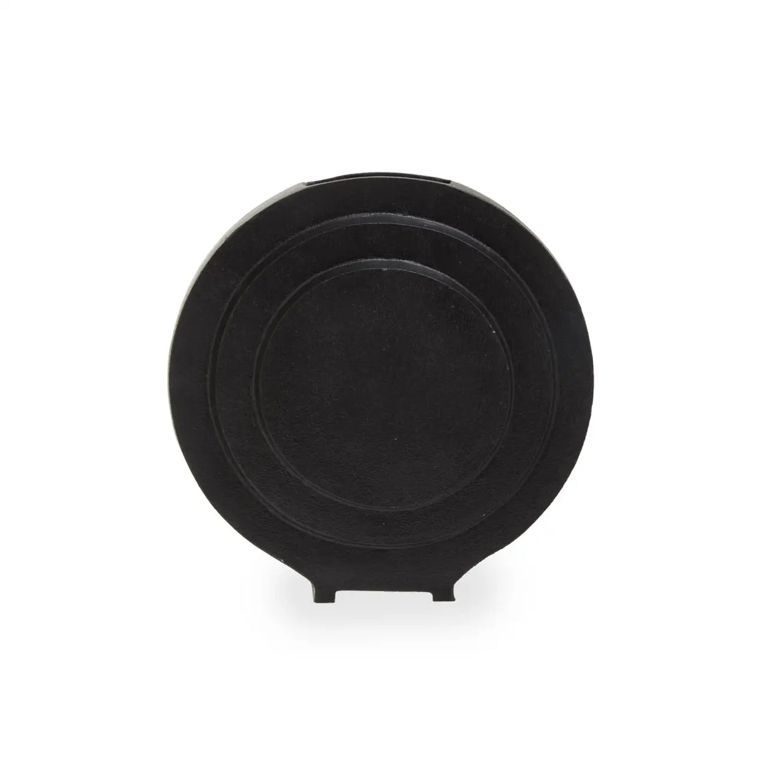 Round Black Vase