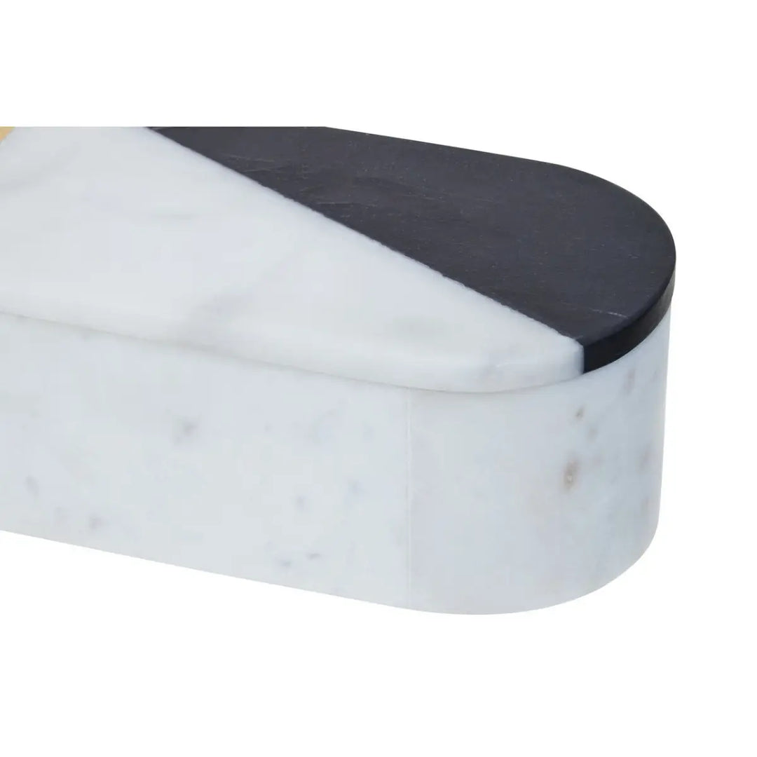 Oblong Marble Trinket Box