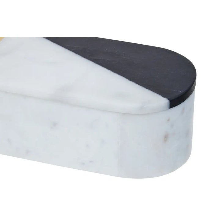 Oblong Marble Trinket Box