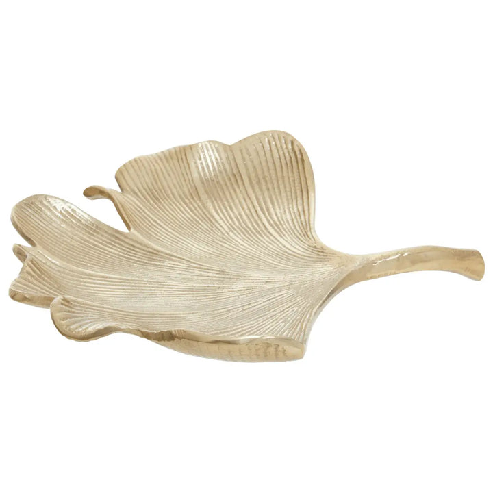 Ginkgo Leaf Large Gold Dish