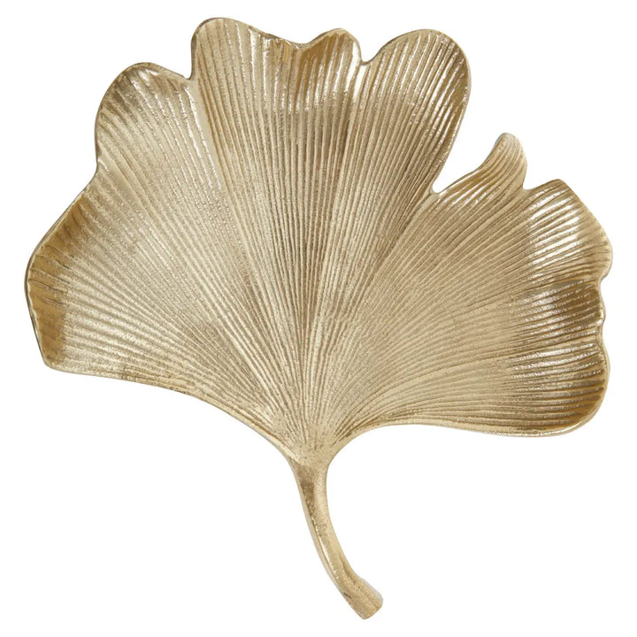 Ginkgo Leaf Large Gold Dish