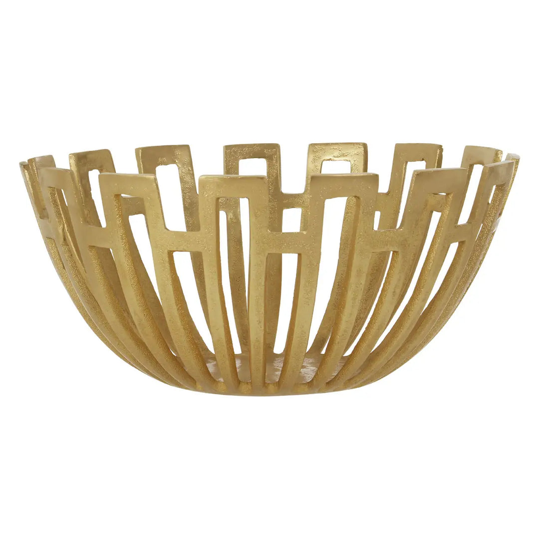 Large Geometric Decorative Bowl - 2 COLOURS
