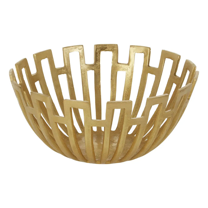 Large Geometric Decorative Bowl - 2 COLOURS