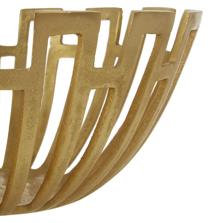 Large Geometric Decorative Bowl - 2 COLOURS