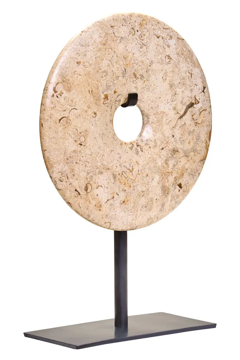 Natural Marble Ring On Stand