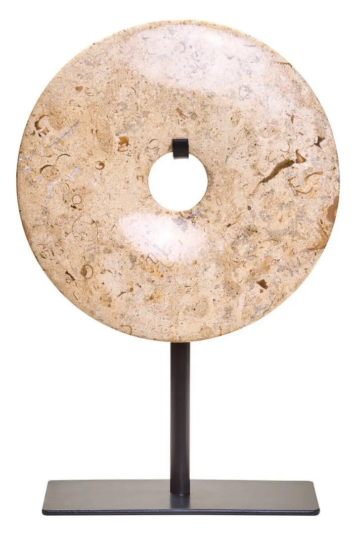 Natural Marble Ring On Stand