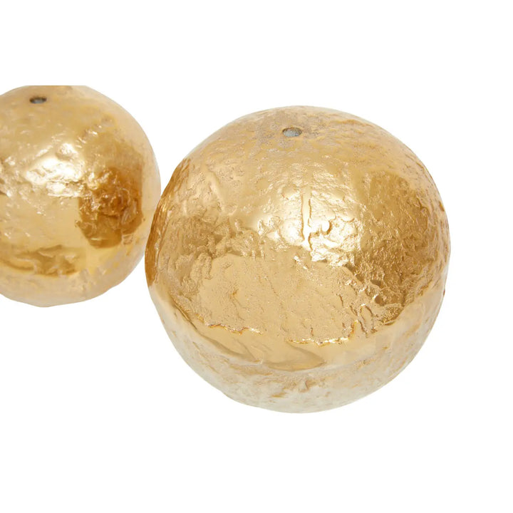 Gold Decorative Set Of 3 Balls