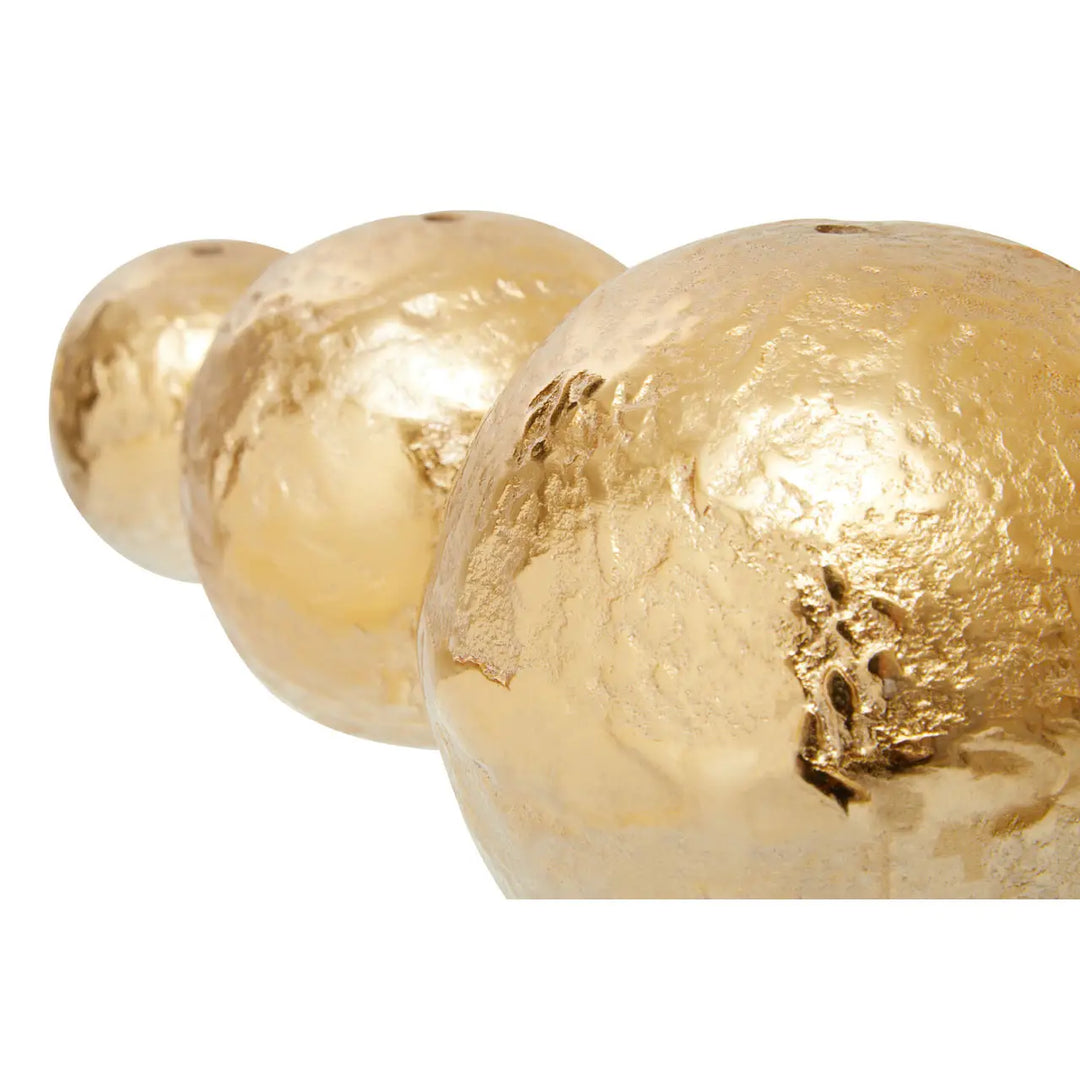 Gold Decorative Set Of 3 Balls