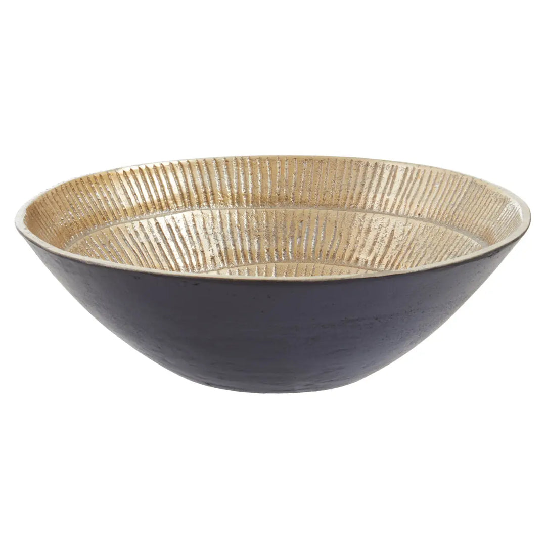 Denali Black & Gold Decorative Bowl - 2 SIZES