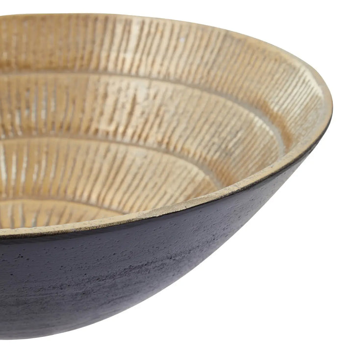 Denali Black & Gold Decorative Bowl - 2 SIZES