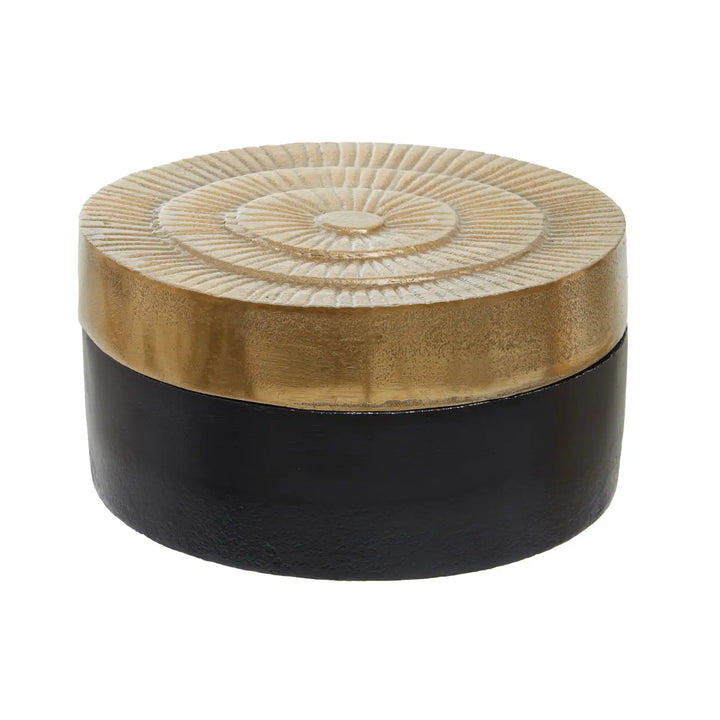 Denali Black & Gold Trinket Box - 2 SIZES