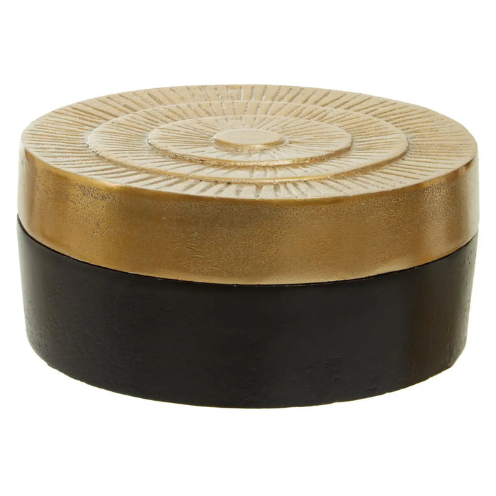 Denali Black & Gold Trinket Box - 2 SIZES