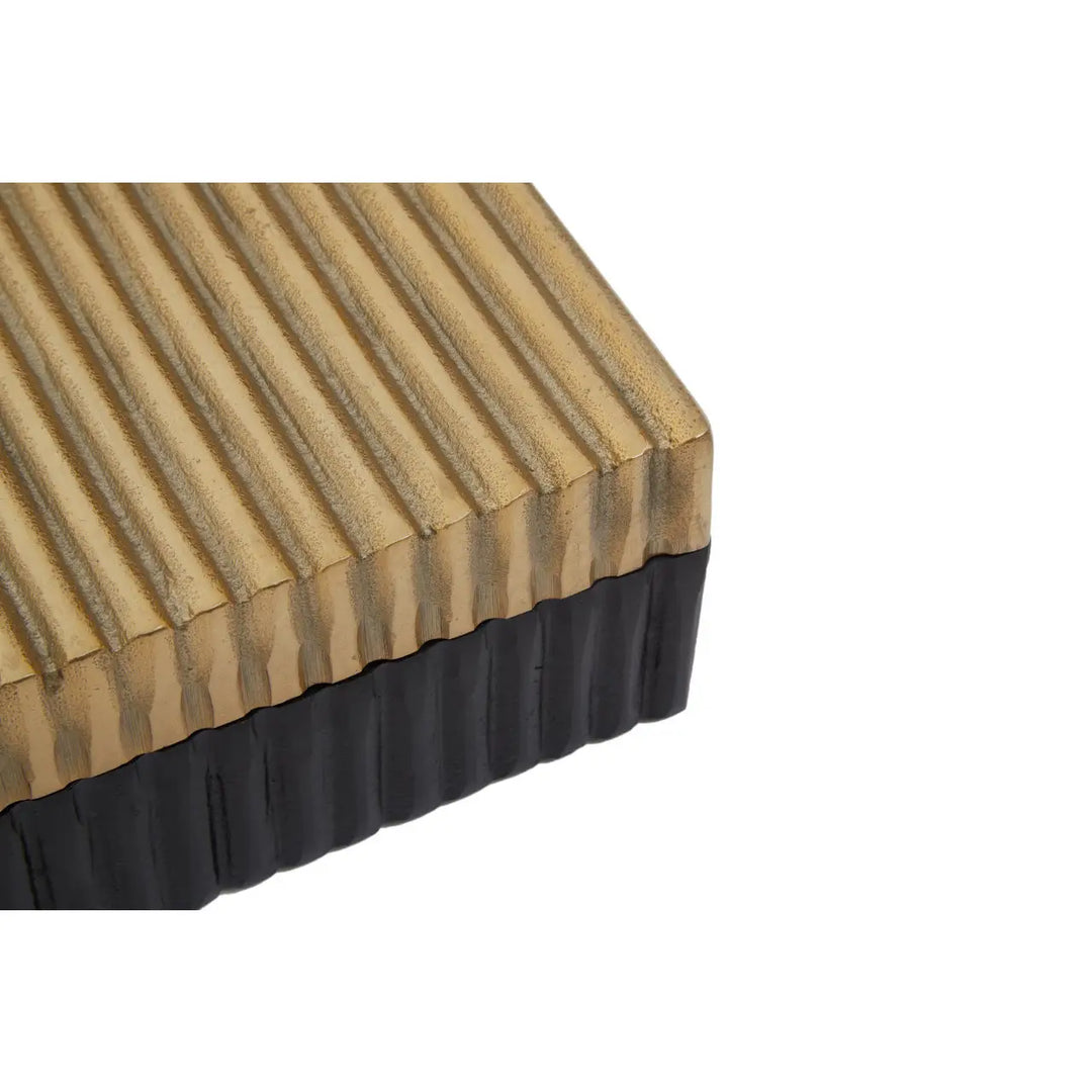 Denali Black & Gold Trinket Box