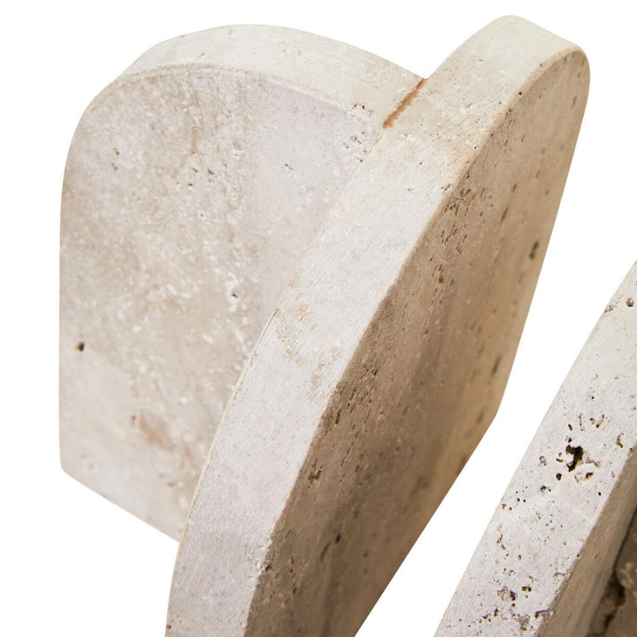 Travertine Arched Bookends