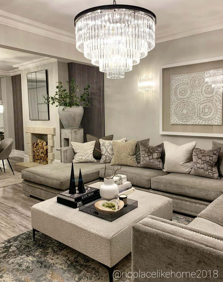 Seville Tiered Crystal Chandelier