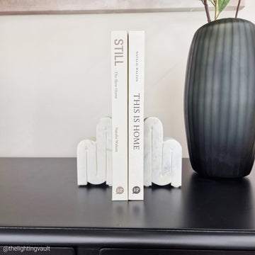Modern Marble Bookends