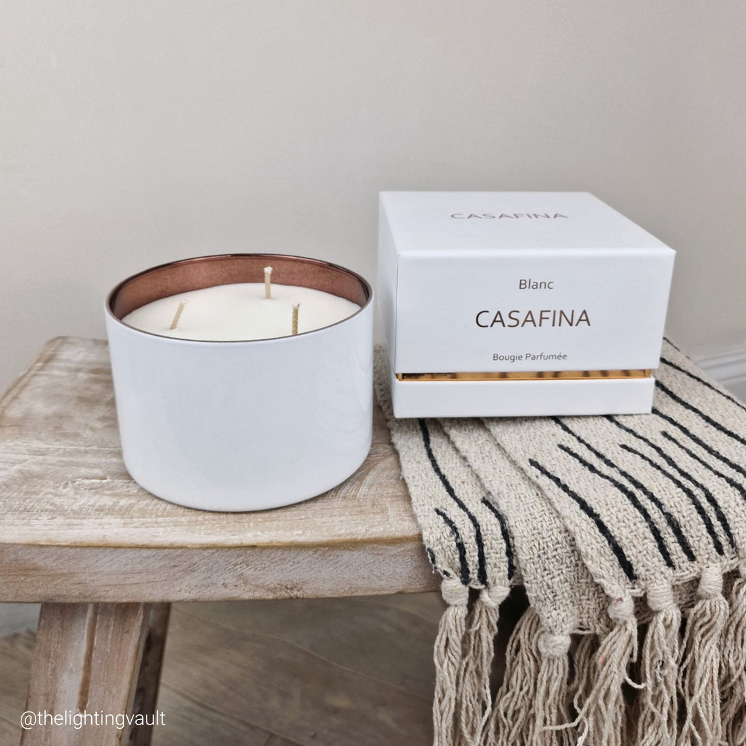 Casafina Luxury Blanc Rose Damas Scented Candle