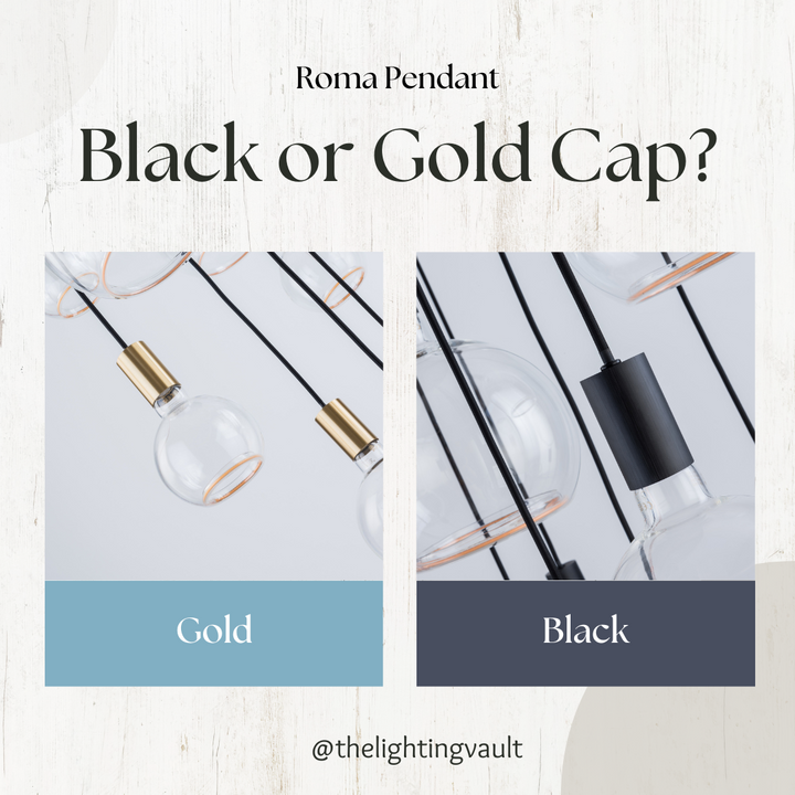 Roma Single Pendant – Aura Ring LED Bulb