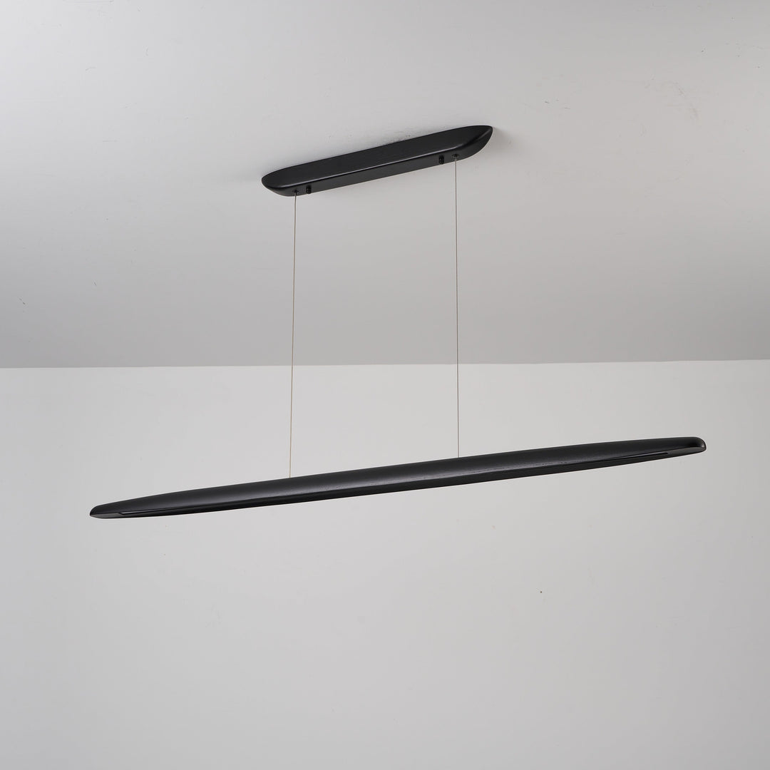 Ceduna Black Wooden LED Pendant Bar