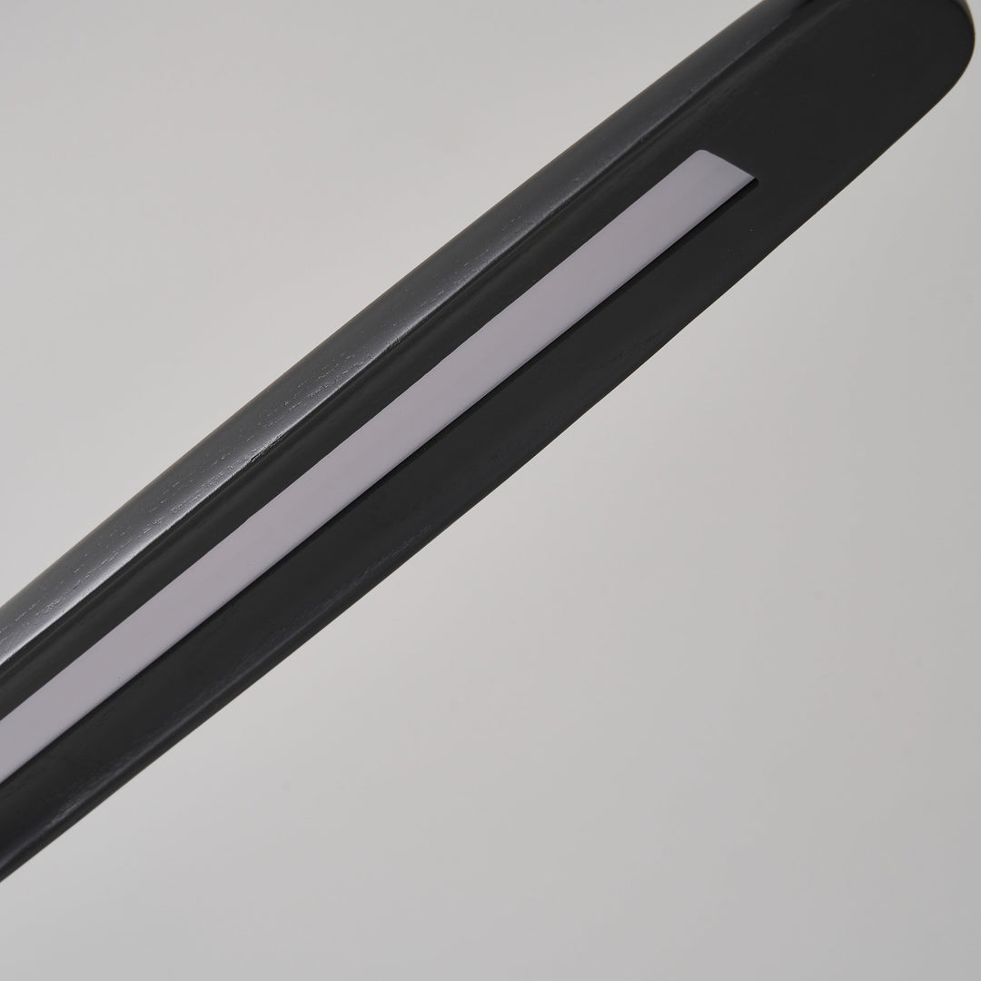 Ceduna Black Wooden LED Pendant Bar