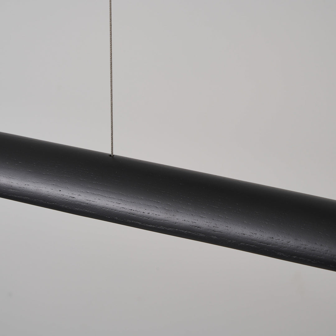Ceduna Black Wooden LED Pendant Bar