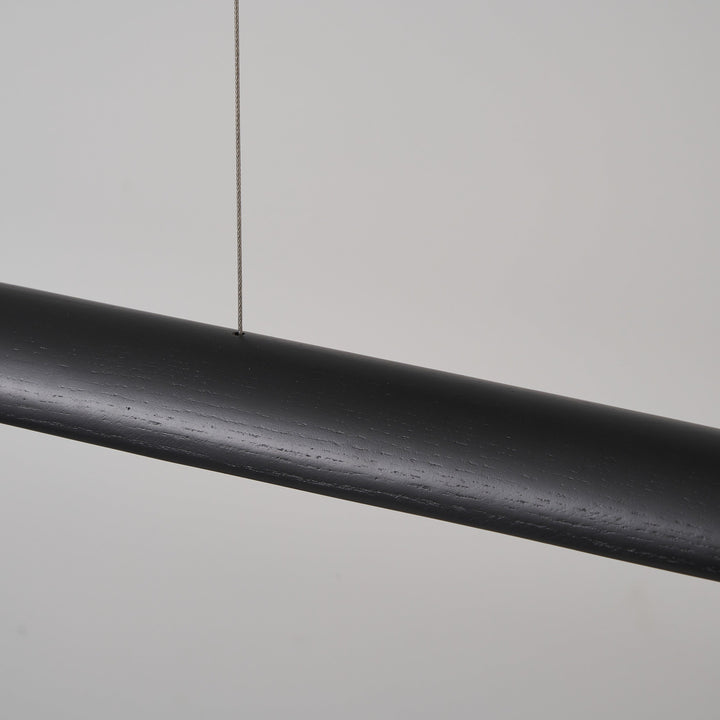Ceduna Black Wooden LED Pendant Bar
