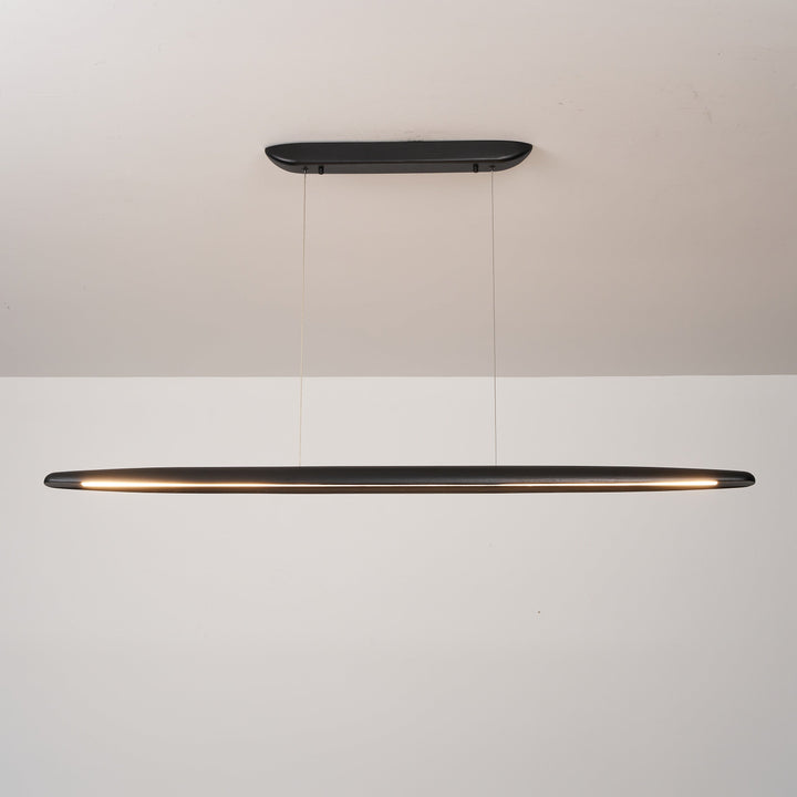 Ceduna Black Wooden LED Pendant Bar