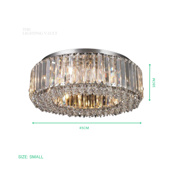 Salzburg Small Crystal Polo Flush