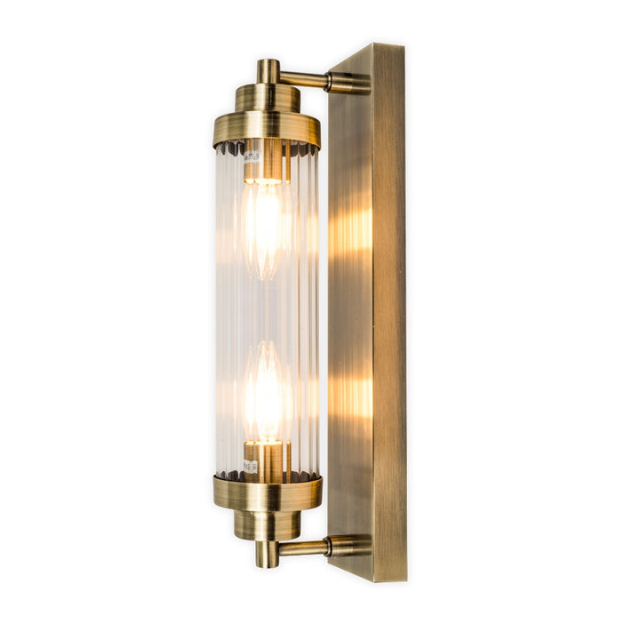 Bronze georgian style bathroom wall light