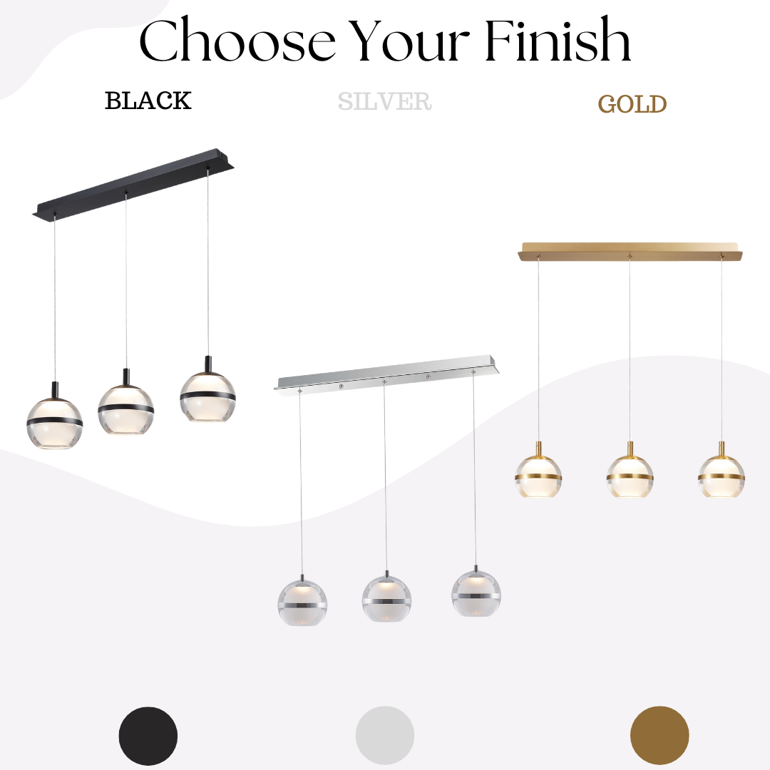 Forbes Small Kitchen Island Pendant Bar - 3 COLOURS