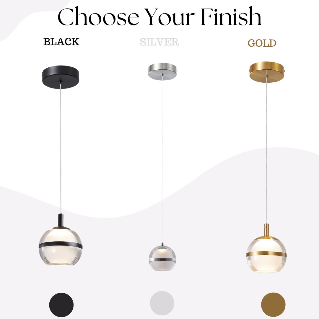 Forbes Single Pendant - 3 COLOURS