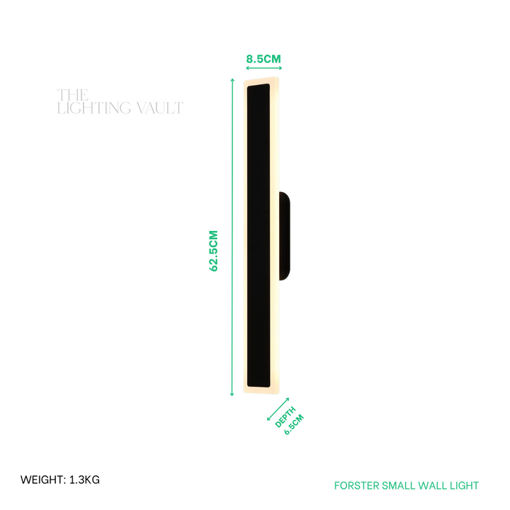 Forster Outdoor Linear Wall Light Small