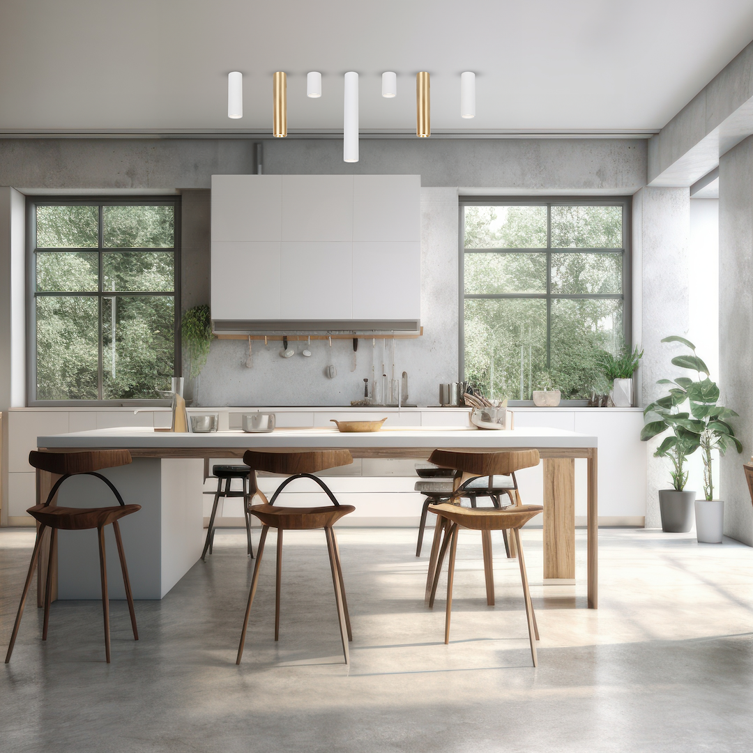 Europa Lighting Geneva Small Flush - 3 COLOURS