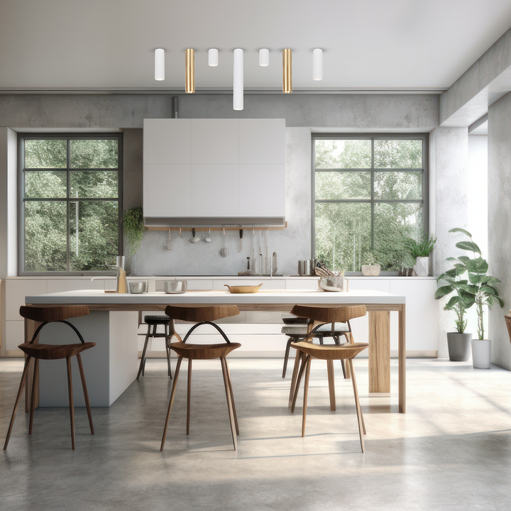 Europa Lighting Geneva Small Flush - 3 COLOURS