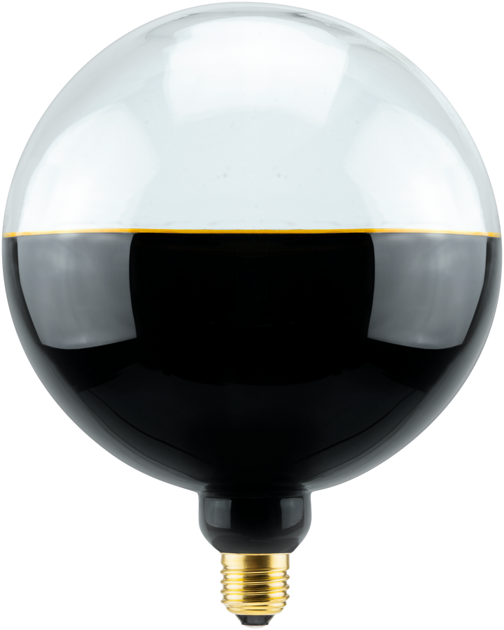 Roma Black Globe Light Bulb - 3 SIZES