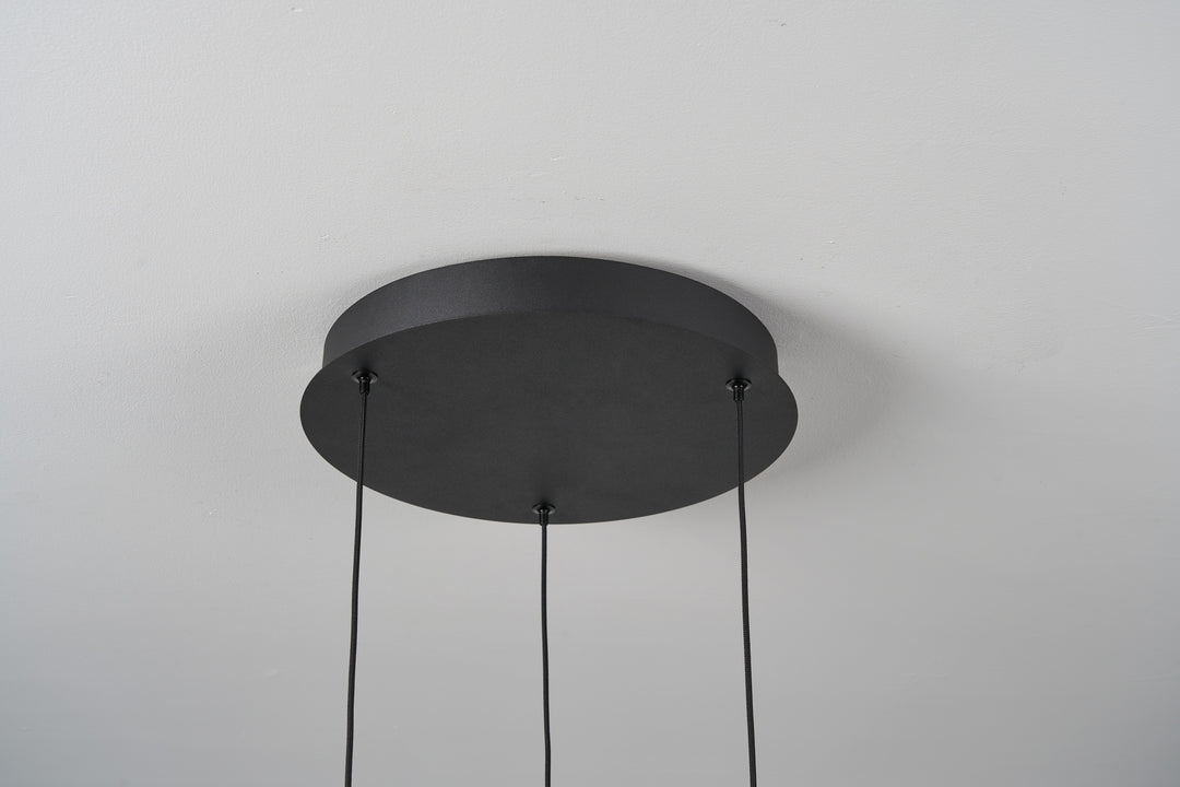 Havant 3 Light Smoked Glass Pendant