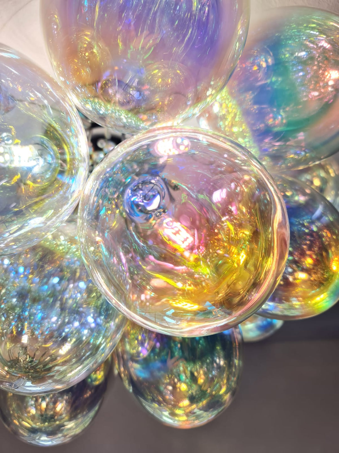 Loxton Small Flush Iridescent