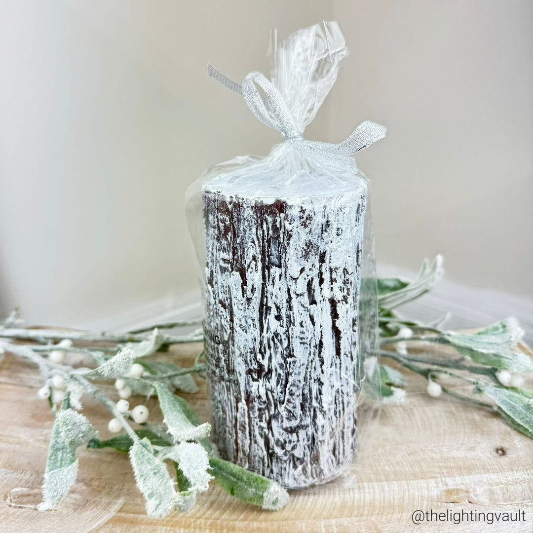 Tree Bark Effect Candle