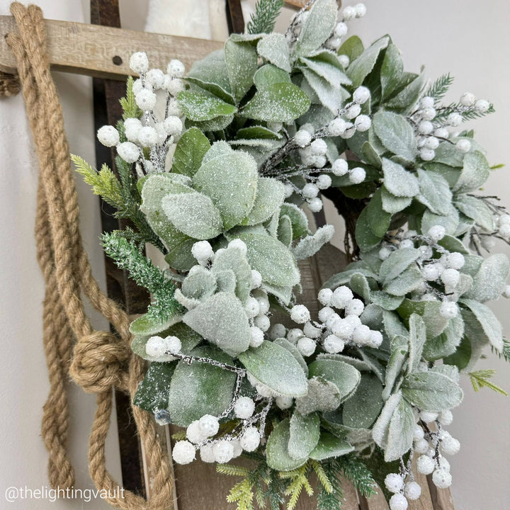 Frosted White Berry Wreath