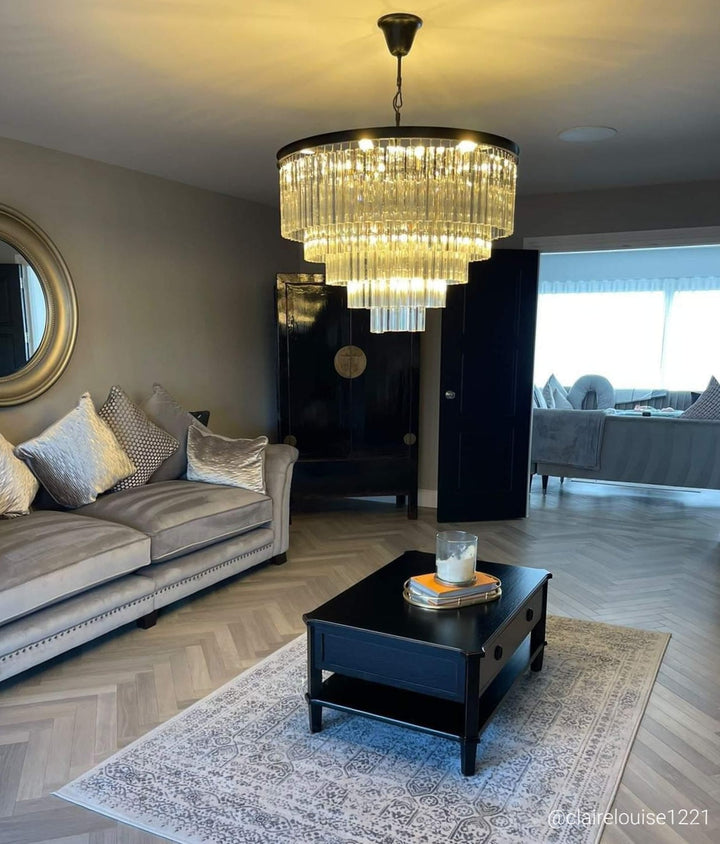 Seville Tiered Crystal Chandelier