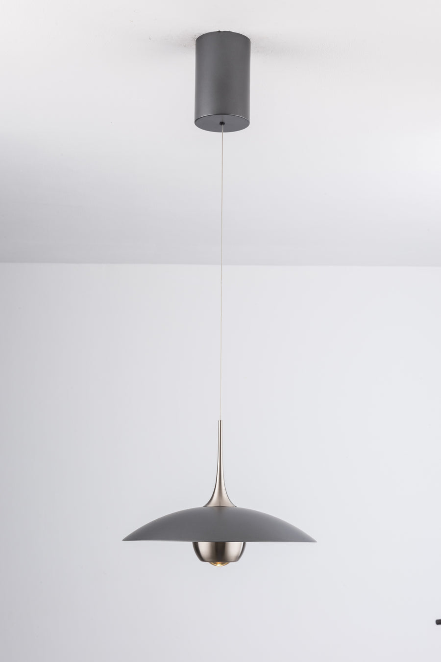 Modern grey rise and fall kitchen island pendant light