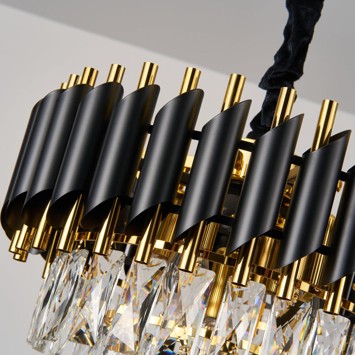 Moura Black & Gold Chandelier