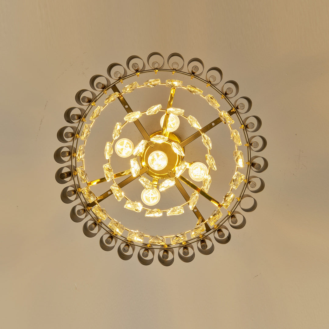 Moura Black & Gold Chandelier