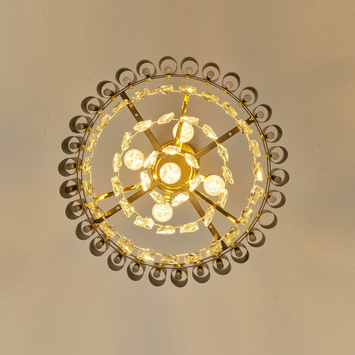 Moura Black & Gold Chandelier