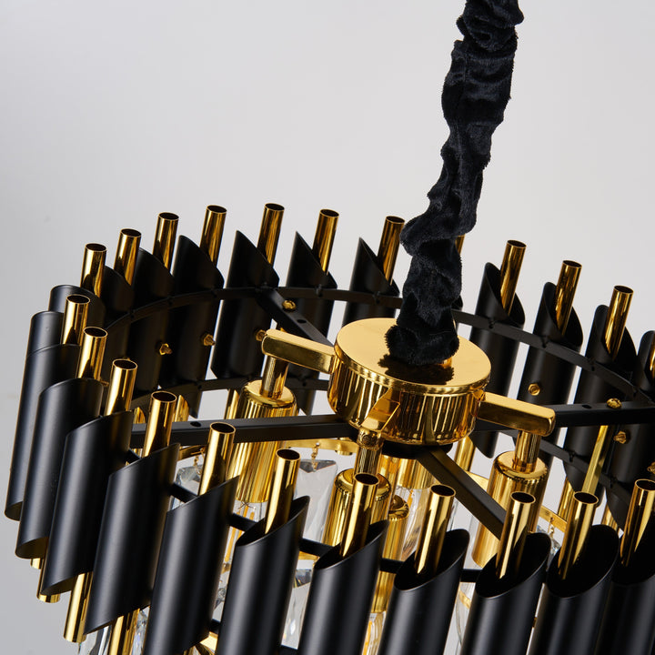 Moura Black & Gold Chandelier