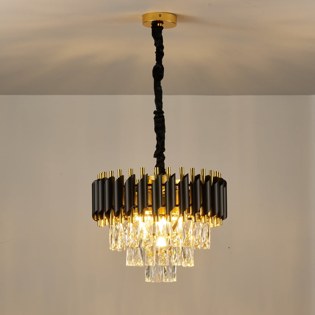 Moura Black & Gold Chandelier